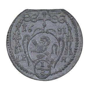 1/2 krajcar 1681. - Frederick of Hesse, Rev. of the Bishops of Nysa of Wrocław