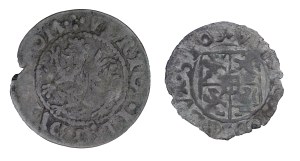 Set of 2 coins, Pomerania, Ulrich