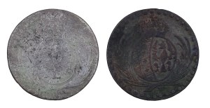 Set of 2 pcs 10 pennies, Duchy of Warsaw