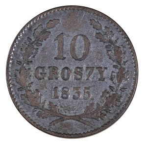 10 groszy 1835 r. Wolne Miasto Kraków