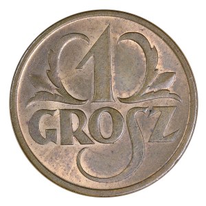 1 penny 1925, Second Polish Republic 1923-1929