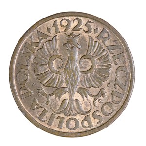 1 penny 1925, Second Polish Republic 1923-1929