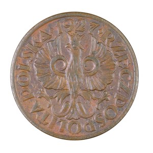 1 penny 1927, Second Polish Republic 1923-1929