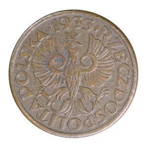 1 penny 1933, Second Polish Republic 1923-1929
