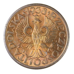 1 penny 1938, Second Polish Republic 1923-1929