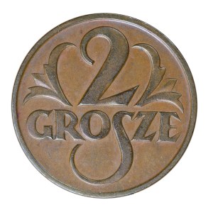 2 pennies 1925, Second Polish Republic 1923-1929