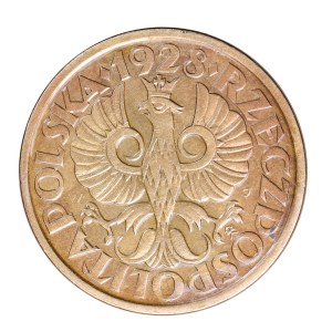 2 pennies 1928, Second Republic of Poland 1923-1929
