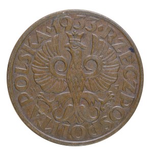 2 pennies 1933, Second Polish Republic 1923-1929