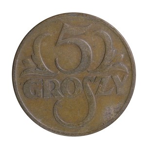 5 groszy 1934 r., II Rzeczpospolita Polska 1923-1929