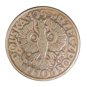 5 groszy 1935 r., II Rzeczpospolita Polska 1923-1929