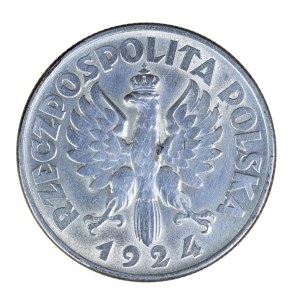 2 zloty 1924. - reverse, Second Republic of Poland 1923-1929