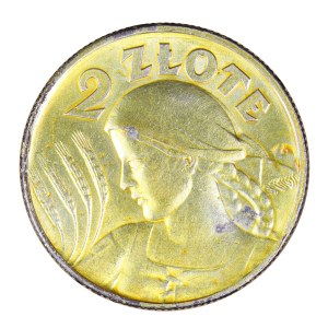 2 zloty 1925. - dot, Second Republic of Poland 1923-1929