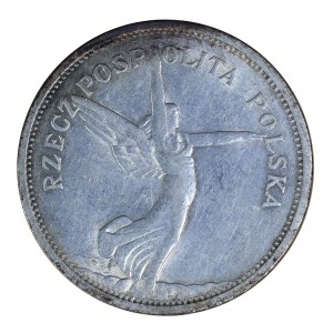 5 złotych 1928 r., ze znakiem, Nike, II Rzeczpospolita Polska 1923-1929