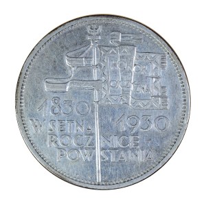 5 gold 1930, banner, Second Republic of Poland 1923-1929