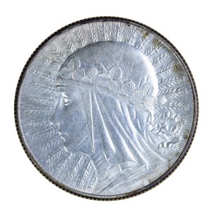 5 zloty 1933, with sign, woman's head, Second Polish Republic 1923-1929