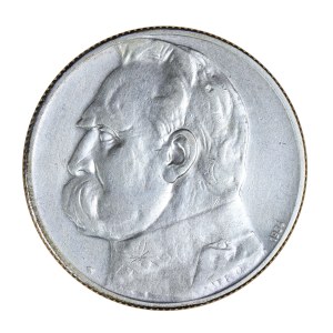 5 gold 1934, shooting eagle, Pilsudski, Second Polish Republic 1923-1929