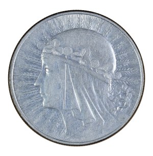 10 gold 1933, head of a woman, Second Polish Republic 1923-1929
