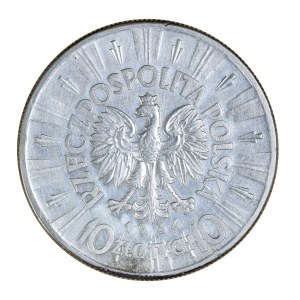 10 gold 1934, Pilsudski, Second Polish Republic 1923-1929