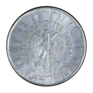 10 gold 1935, Pilsudski, Second Polish Republic 1923-1929