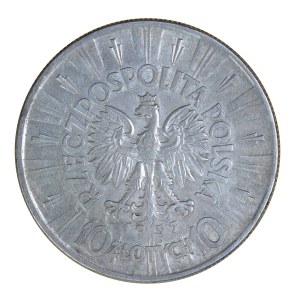 10 gold 1937, Pilsudski, Second Polish Republic 1923-1929