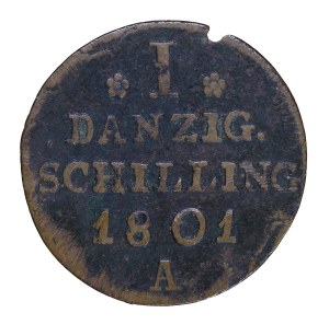 1 shilling 1801, Gdansk, Prussian partition