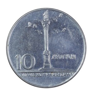 10 zloty 1966, small column, PRL, circulation coin