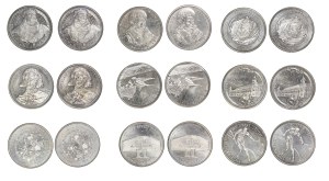 Set of 18 circulating coins 10,000 and 20,000 zloty, 1992-1994.