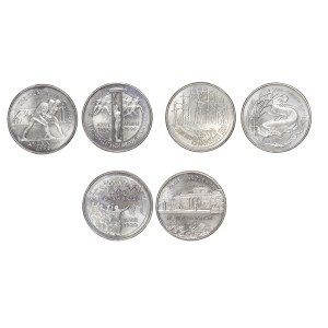 Zestaw 6 pierwszych monet 2 złote 1995 r. po denominacji 1995-2021 r.