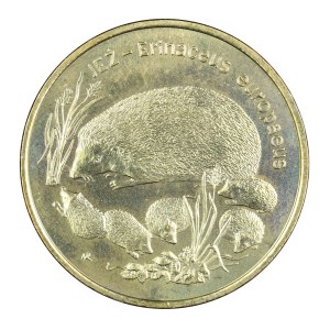 2 złote 1996 r., jeż