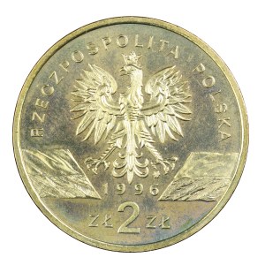 2 złote 1996 r., jeż