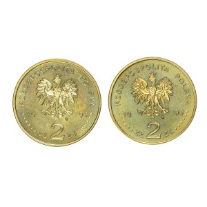Zestaw 2 szt. 2 złote, 1996 r., Henryk Sienkiewicz