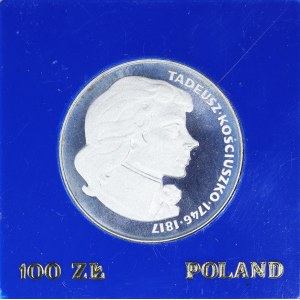 100 złotych 1976 r., Tadeusz Kościuszko, moneta kolekcjonerska