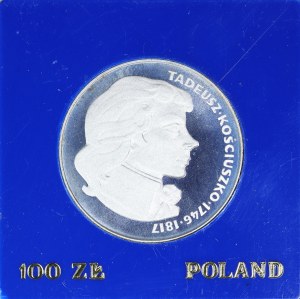 100 zloty 1976 Tadeusz Kosciuszko collector coin