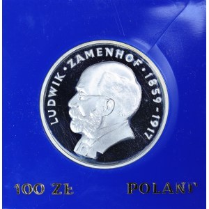 100 złotych 1979 r., Ludwik Zamenhof, moneta kolekcjonerska