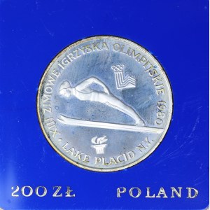 200 złotych 1980 r., Lake Placid,moneta kolekcjonerska