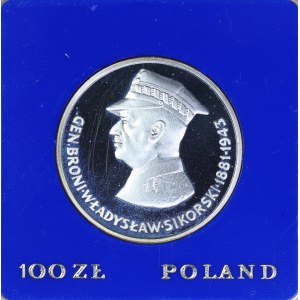 100 złotych 1981 r., Władysław Sikorski, moneta kolekcjonerska