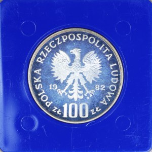 100 złotych 1982 r., bocian, moneta kolekcjonerska