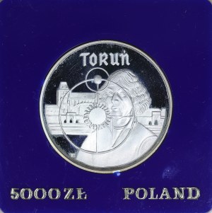 5000 zloty 1989, Torun, collector coin