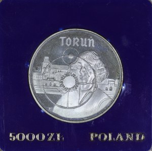 5000 zloty 1989, Torun, collector coin