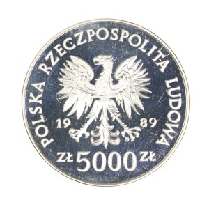 5000 zloty 1989, Torun, collector coin