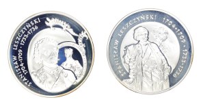 Set of 2 pcs. 10 gold 2003, Stanislaw Leszczynski