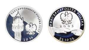 Set of 2 pcs. 10 gold 2005, John Paul II