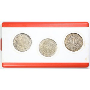 Zestaw millenijny 3 szt. 100 złotych 1966 r., Mieszko i Dąbrówka