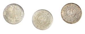 Millennium set of 3 pcs. 100 gold 1966, Mieszko and Dabrowka