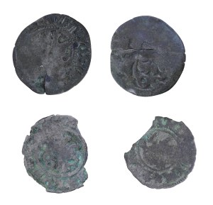 A set of one-sided Czech halers,