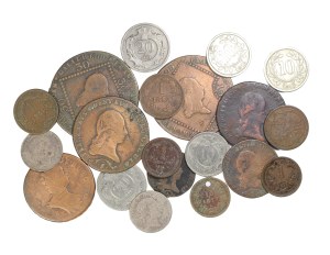 Set of 20 coins, Austria - 18th to 20th centuries.