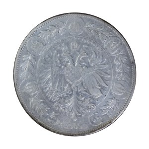 5 koron 1909 r., Austro-Węgry, Franciszek Józef I