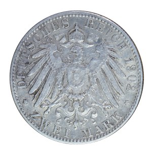 2 marki 1902 r., Bawaria