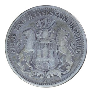2 marks 1888, Hamburg