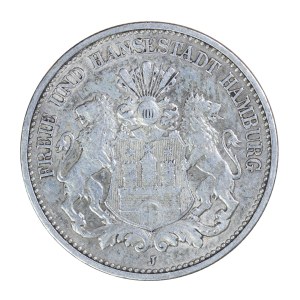 2 marki 1912 r., Hamburg